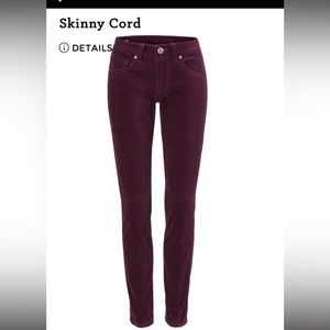 CAbi skinny cords size 4